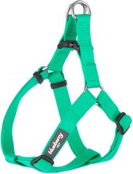 Blueberry Pet Classic Solid Nylon Step In Back Clip Dog Harness, Emerald, Medium: 20 to 26-in chest