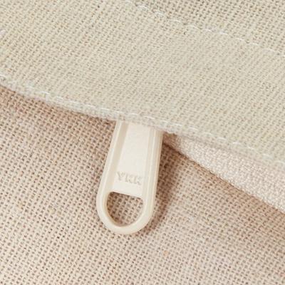 Show full view: Blueberry Pet Color-Block Canvas Bolster Dog Bed with Removable Cover, Pink/Beige, Medium slide 8 of 11