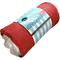 Show in main carousel: Blueberry Pet Color-Block Microsuede Bolster Dog Bed with Removable Cover, Tango Red/Beige, Small slide 8 of 11