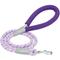 Show in main carousel: Blueberry Pet Durable Diagonal Striped Rope Polyester Dog Leash, 4-ft long, 1/2-in wide, Lavender slide 1 of 3