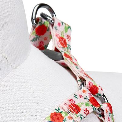 Show full view: Blueberry Pet Essentials Spring Scent Inspired Garden Floral Step-in Dog Harness, Baby Pink, Large: 26 to 39-in chest slide 6 of 8