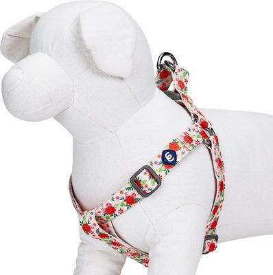 Show full view: Blueberry Pet Essentials Spring Scent Inspired Garden Floral Step-in Dog Harness, Baby Pink, Medium: 20 to 26-in chest slide 3 of 7