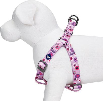 Show full view: Blueberry Pet Essentials Spring Scent Inspired Garden Floral Step-in Dog Harness, Light Purple, Medium: 20 to 26-in chest slide 3 of 6