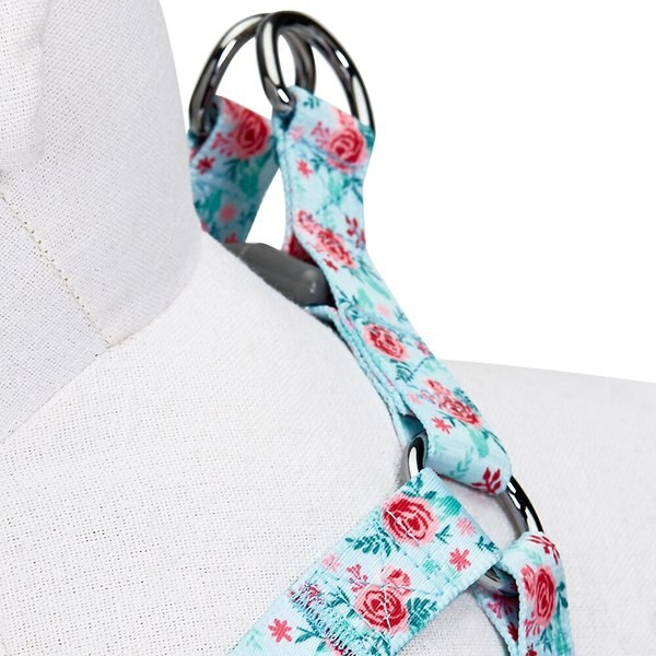 Blueberry Pet Essentials Spring Scent Inspired Garden Floral Step-in Dog Harness