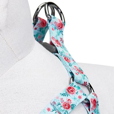Show full view: Blueberry Pet Essentials Spring Scent Inspired Garden Floral Step-in Dog Harness, Pastel Blue, Small: 16.5 to 21.5-in chest slide 5 of 7