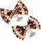 Show in main carousel: Blueberry Pet Fish Print Handmade Breakaway Bow Tie Personalized Cat Collar, Small: 9 to 13-in neck, 3/8-in wide slide 5 of 10