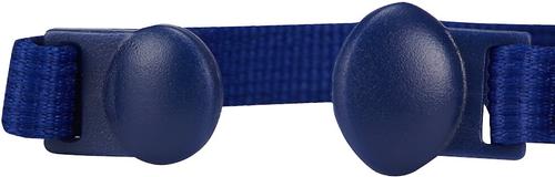 Show full view: Blueberry Pet Fish Print Handmade Breakaway Bow Tie Personalized Cat Collar, Small: 9 to 13-in neck, 3/8-in wide slide 7 of 10