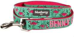 Blueberry Pet Flamingo Personalized Standard Dog Leash, Medium: 5-ft long, 3/4-in wide slide 2 of 5
