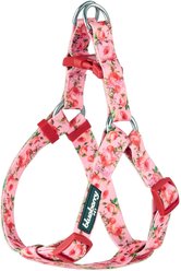 Blueberry Pet Floral Prints Neoprene Step In Back Clip Dog Harness, Floral Rose Baby Pink, Medium: 20 to 26-in chest