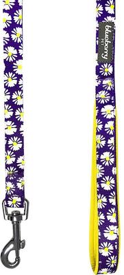 Show full view: Blueberry Pet Floral Prints Polyester Dog Leash, Daisy, Large: 4-ft long, 1-in wide slide 4 of 7