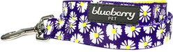 Blueberry Pet Floral Prints Polyester Dog Leash, Daisy, Medium: 5-ft long, 3/4-in wide slide 2 of 5