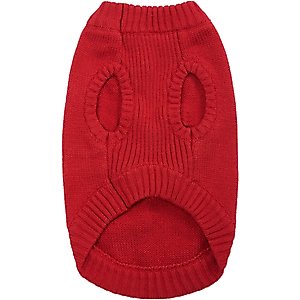Blueberry Pet for Love of Pets Heart Designer Personalized Dog Sweater, 12-in