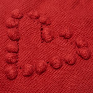 Blueberry Pet for Love of Pets Heart Designer Personalized Dog Sweater, 12-in