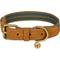 Show in main carousel: Blueberry Pet Genuine Leather & Polyester Combo Adjustable Dog Collar, Navy/Olive, Small: 12 to 15-in neck, 3/4-in wide slide 1 of 10