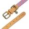 Show in main carousel: Blueberry Pet Geometric Squares Polyester Fabric Webbing & Soft Genuine Leather Dog Collar, Multicolor, Small: 12 to 15-in neck, 3/4-in wide slide 5 of 6
