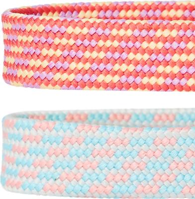 Show full view: Blueberry Pet Glam Cutie Diagonal Striped Breakaway Bow Tie Personalized Cat Collar, 2 count, Small: 9 to 13-in neck, 3/8-in wide slide 3 of 4