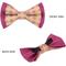 Show in main carousel: Blueberry Pet Heart & Stripe Handmade Detachable Bow Tie Personalized Dog Collar, Medium: 14.5 to 20-in neck 3/4-in wide slide 3 of 7