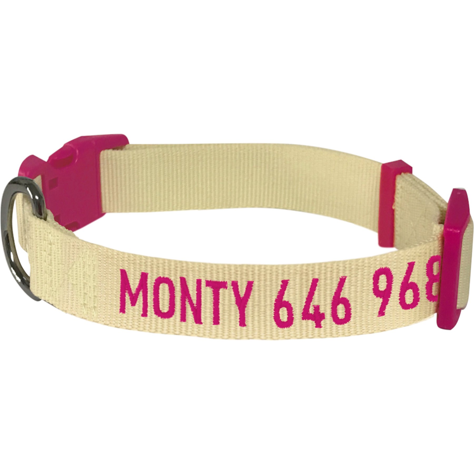 Blueberry Pet Heart & Stripe Handmade Detachable Bow Tie Personalized Dog Collar, Small: 12 to 16-in neck, 5/8-in wide