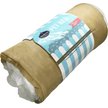 Show in main carousel: Blueberry Pet Inspired Embroidery Paisley Bolster Dog Bed with Removable Cover, Beige, Medium slide 7 of 9