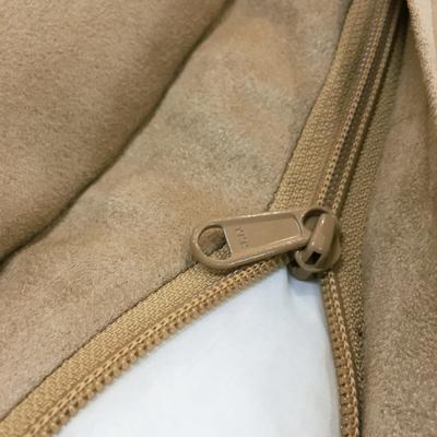 Show full view: Blueberry Pet Inspired Embroidery Paisley Bolster Dog Bed with Removable Cover, Beige, Small slide 6 of 9