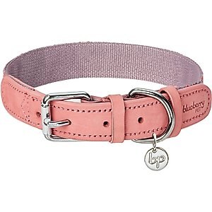 OMNIPET Signature Leather Crystal Dog Collar, Pink, 16-in OMNIPET Signature Leather Crystal Dog Collar, Pink, 16-in
