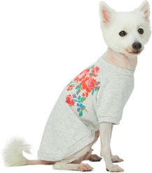 Blueberry Pet Love at First Sight Rose Flower Pullover Personalized Dog Sweatshirt, 10-in slide 2 of 6