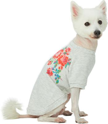 Show full view: Blueberry Pet Love at First Sight Rose Flower Pullover Personalized Dog Sweatshirt, 14-in slide 2 of 7