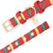 Show in main carousel: Blueberry Pet Luxurious Christmas Festival Striped Dog Collar, Medium slide 6 of 9