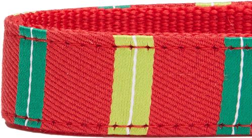 Show full view: Blueberry Pet Luxurious Christmas Festival Striped Dog Collar, Medium slide 7 of 9
