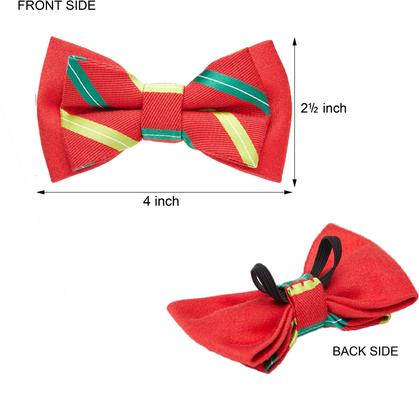 Show full view: Blueberry Pet Luxurious Christmas Festival Striped Dog Collar, Medium slide 8 of 9