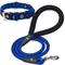 Show in main carousel: Blueberry Pet Modern Iconic Padded Polyester Dog Collar & Leash Set, Indigo Blue, Medium: 14.5 to 20-in neck, 1/2-in wide slide 1 of 5