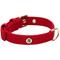 Show in main carousel: Blueberry Pet Modern Iconic Padded Polyester Dog Collar & Leash Set, Scarlet Red, Medium: 14.5 to 20-in neck, 1/2-in wide slide 4 of 6