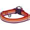 Show in main carousel: Blueberry Pet Multi-Colored Stripe Adjustable Dog Collar, Mixed Tone Rainbow Color, Small: 12 to 16-in neck slide 4 of 7