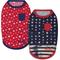 Show in main carousel: Blueberry Pet National Pride American Flag Cotton Personalized Dog T-Shirt, 2 count, 10-in slide 1 of 8