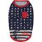 Show in main carousel: Blueberry Pet National Pride American Flag Cotton Personalized Dog T-Shirt, 2 count, 10-in slide 5 of 8