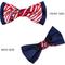 Show in main carousel: Blueberry Pet National Pride Handmade USA American Flag with Jacquard Weave Fabric Detachable Bow Tie Dog Collar, Red, Small: 12 to 16-in neck, 5/8-in wide slide 3 of 5