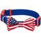 Show in main carousel: Blueberry Pet National Pride USA Flag Personalized Dog Collar, Blue, Medium: 14.5 to 20-in neck 3/4-in wide slide 4 of 7