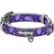 Show in main carousel: Blueberry Pet Paisley Print Polyester Dog Collar, Violet, Medium: 14.5 to 20-in neck, 3/4-in wide slide 1 of 8