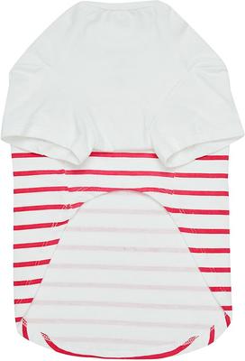 Show full view: Blueberry Pet Pocket Cotton Personalized Dog T-Shirt, Pink, 18-in slide 3 of 5