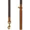 Show in main carousel: Blueberry Pet Polyester Fabric Webbing & Soft Genuine Leather Dog Leash, Chocolate/Taupe, Large : 6-ft long, 1-in wide slide 5 of 6