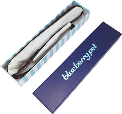 Show full view: Blueberry Pet Polyester Fabric Webbing & Soft Genuine Leather Dog Leash, Chocolate/Taupe, Large : 6-ft long, 1-in wide slide 3 of 6