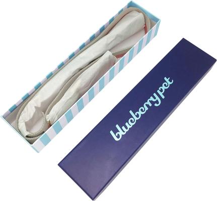 Show full view: Blueberry Pet Polyester Fabric Webbing & Soft Genuine Leather Dog Leash, Pink/Grey, Large: 4-ft long, 1-in wide slide 2 of 5