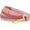 Show in main carousel: Blueberry Pet Polyester Fabric Webbing & Soft Genuine Leather Dog Leash, Pink/Grey, Medium: 6-ft long, 3/4-in wide slide 1 of 5