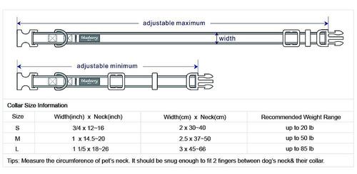 Show full view: Blueberry Pet Pretty Posies Spring Padded Polyester Dog Collar, Garden Green, Medium: 14.5 to 20-in neck, 3/4-in wide slide 7 of 8