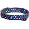 Show in main carousel: Blueberry Pet Rainbow Polka Dots Personalized Dog Collar, Rainbow Polka Dots, Large: 18 to 26-in neck, 1-in wide slide 4 of 7