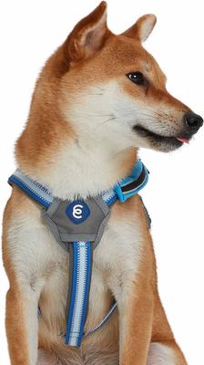 Show full view: Blueberry Pet Reflective Back to Basics No Pull Dog Harness Vest, Navy Blue, Medium: 21.5 to 26.75-in chest slide 2 of 5