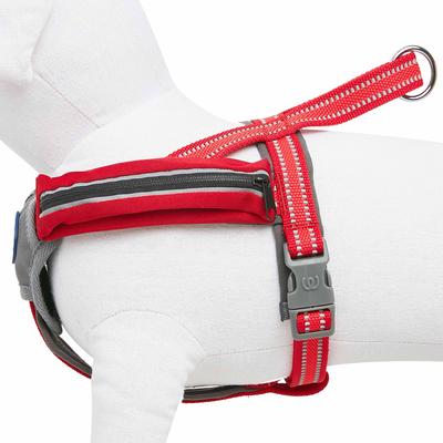 Show full view: Blueberry Pet Reflective Back to Basics No Pull Dog Harness Vest, Rouge Red, Medium: 21.5 to 26.75-in chest slide 4 of 5