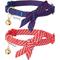 Show in main carousel: Blueberry Pet Sleek Handsome Diagonal Striped Breakaway Bow Tie Personalized Cat Collar, 2 count, Small: 9 to 13-in neck, 3/8-in wide slide 2 of 4