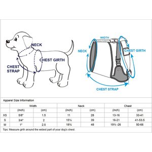 Blueberry Pet Soft & Comfy Bahamas Vacation Dog Harness Vest, Bahamas Vacation, Medium: 19.5 to 26-in chest