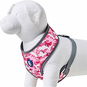 Blueberry Pet Soft & Comfy Bahamas Vacation Dog Harness Vest, Pink Camo, Medium: 19.5 to 26-in chest